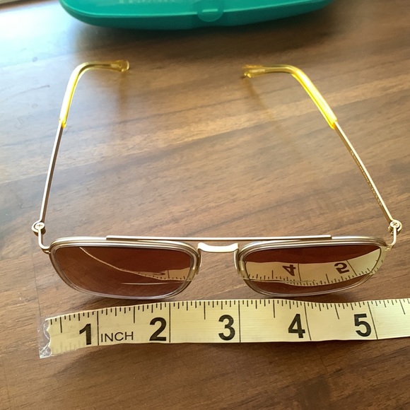 zenni Accessories Zenni Bifocal Sunglasses 20 Readers Gold Tinted